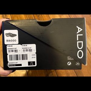 Aldo Biaggio Men’s black dress shoes